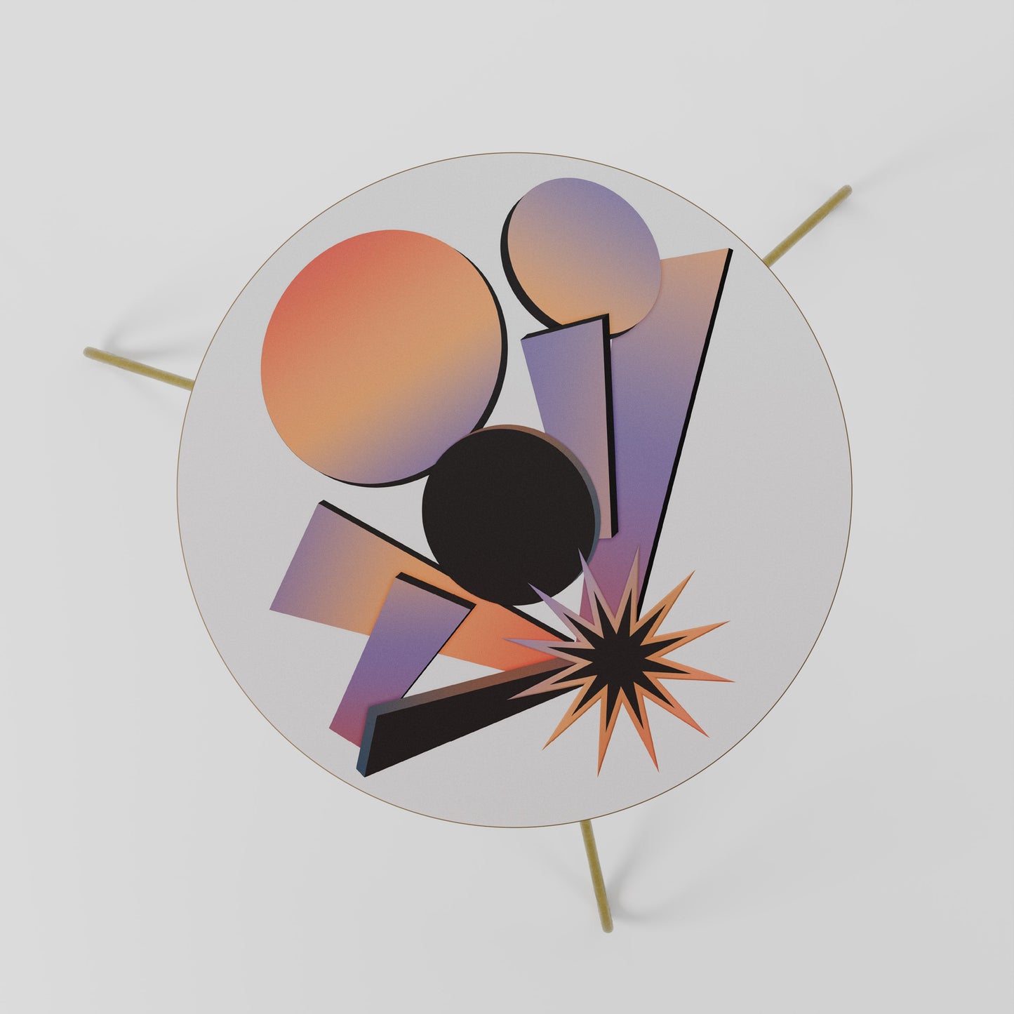 ANGULAR ARTISTRY Coffee Table 60