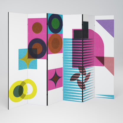 FORM VARIETY Divisorio decorativo per ambienti a 6 pannelli