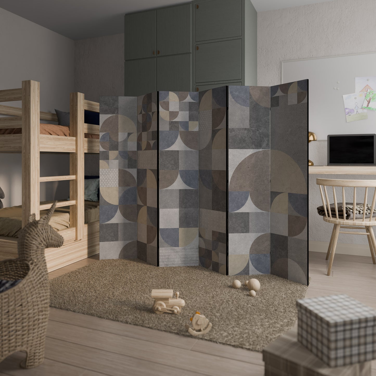 A PIECE OF SHAPE Decorative 6-Panel Room Divider