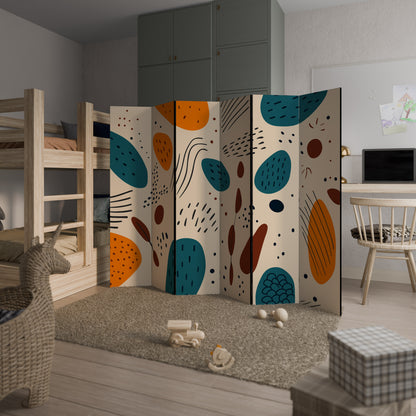 VIBRANT FRENZY Divisorio decorativo per ambienti a 6 pannelli