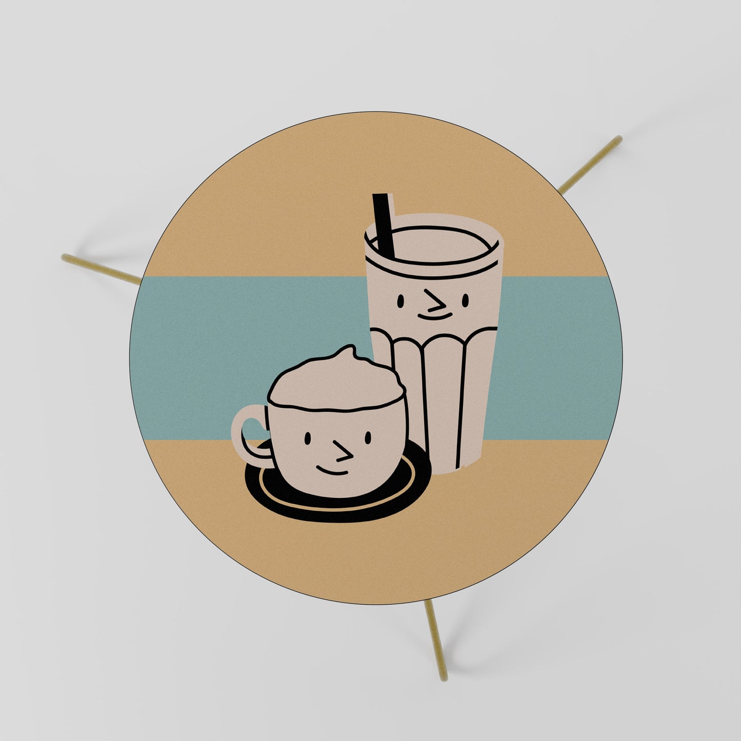 COFFEE PLEASURES Coffee Table 60