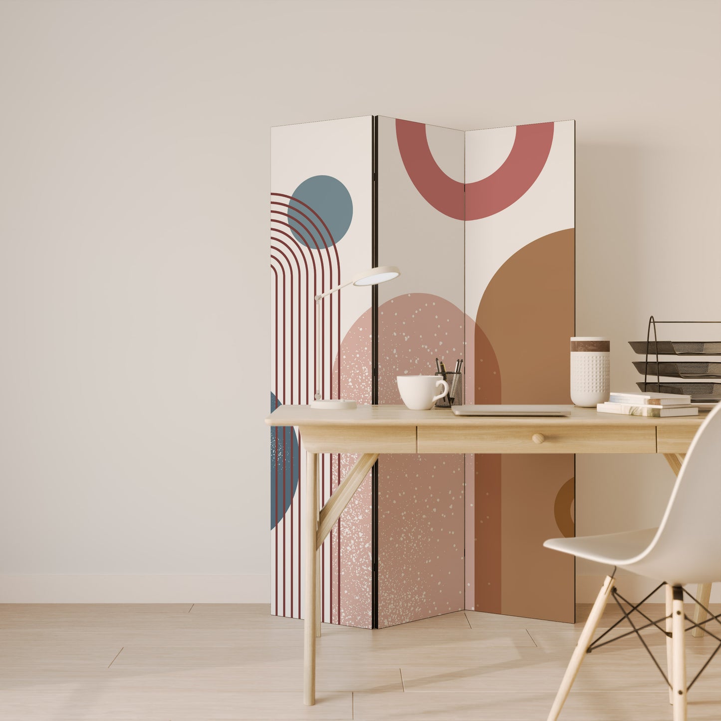 SHAPESCAPE LEAP Divisorio decorativo per ambienti a 3 pannelli