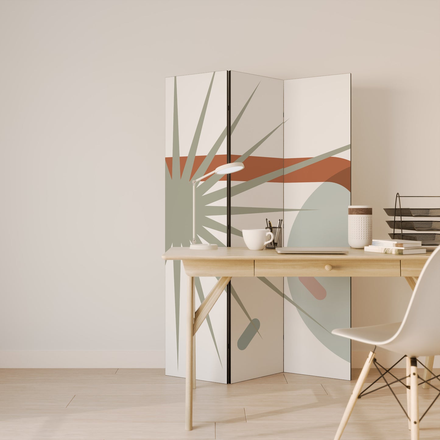 SHAPESHIFT FUSION Divisorio decorativo per ambienti a 3 pannelli