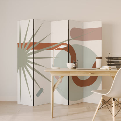 SHAPESHIFT FUSION Decorative 5-Panel Room Divider