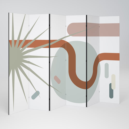 SHAPESHIFT FUSION Divisorio decorativo per ambienti a 6 pannelli