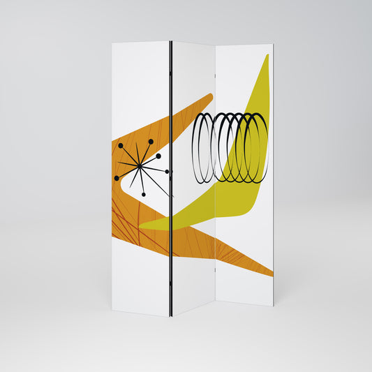 MAGNETIC HIT Divisorio decorativo per ambienti a 3 pannelli