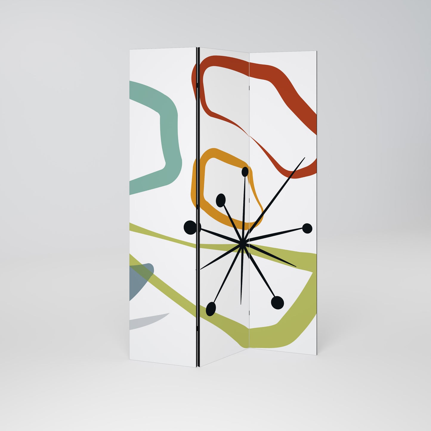 INTO THE RIM - Divisorio decorativo per ambienti a 3 pannelli