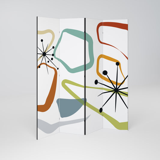 INTO THE RIM - Divisorio decorativo per ambienti a 4 pannelli