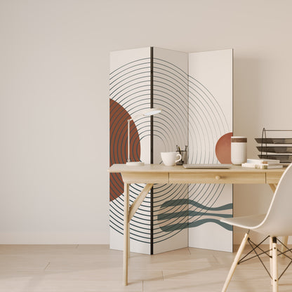 QUIET SNAPSHOT Divisorio decorativo per ambienti a 3 pannelli