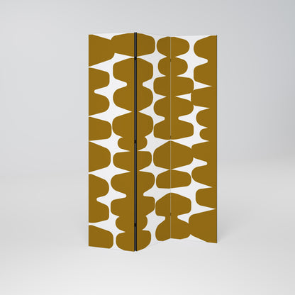 MOLTEN ECHOES Divisorio decorativo per ambienti a 3 pannelli