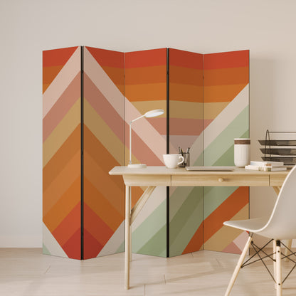 GRADIENT PICKS Decorative 5-Panel Room Divider