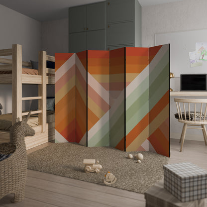 GRADIENT PICKS Divisorio decorativo per ambienti a 6 pannelli