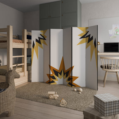 ARMONIA ESPLOSIVA Divisorio decorativo per ambienti a 6 pannelli