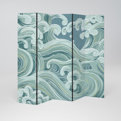 ASIAN SWAY Decorative 5-Panel Room Divider
