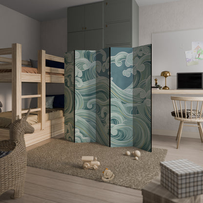 ASIAN SWAY Decorative 5-Panel Room Divider