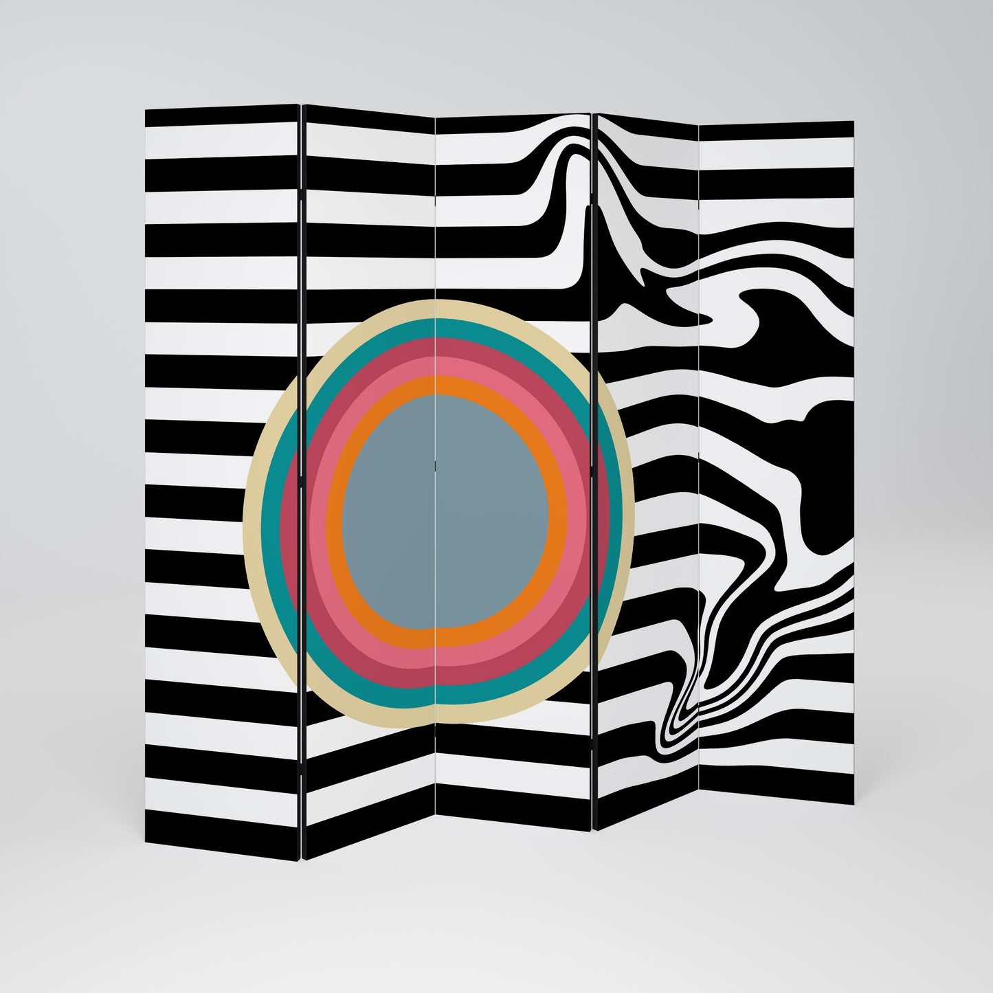 SPECTRA SHOWCASE Decorative 5-Panel Room Divider