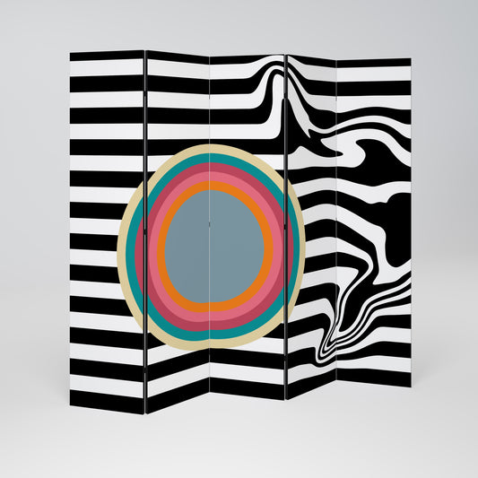 SPECTRA SHOWCASE Decorative 5-Panel Room Divider