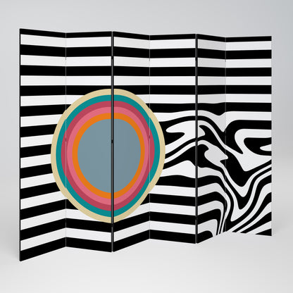 SPECTRA SHOWCASE Divisorio decorativo per ambienti a 6 pannelli