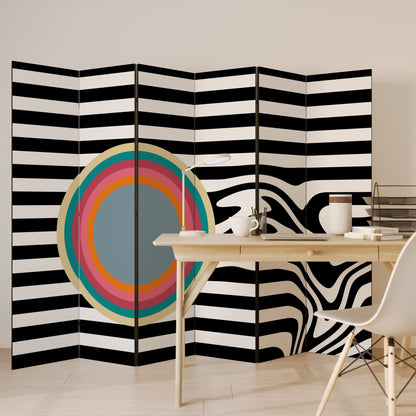 SPECTRA SHOWCASE Divisorio decorativo per ambienti a 6 pannelli