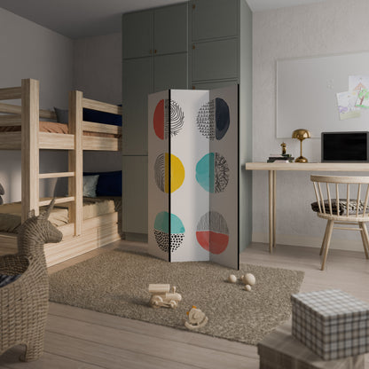 SHAPESHIFT TREASURES Divisorio decorativo per ambienti a 3 pannelli