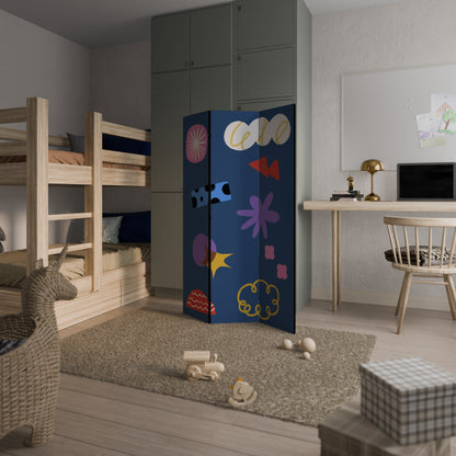 DREAMY HUMOR Divisorio decorativo per ambienti a 3 pannelli