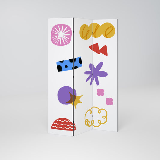 DREAMY MOOD Divisorio decorativo per ambienti a 3 pannelli