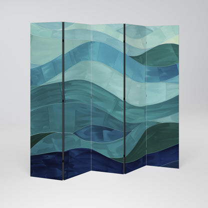 ETERNAL FLOW Decorative 5-Panel Room Divider