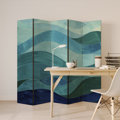 ETERNAL FLOW Decorative 5-Panel Room Divider