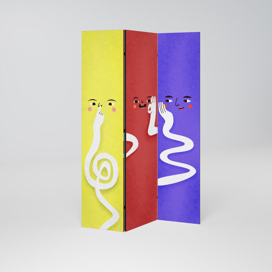 CARATTERISTICHE VIVACI Divisorio decorativo per ambienti a 3 pannelli