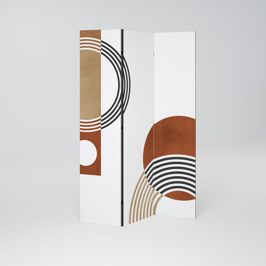 SPACE AROUND Divisorio decorativo per ambienti a 3 pannelli