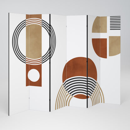 SPACE AROUND Divisorio decorativo per ambienti a 6 pannelli