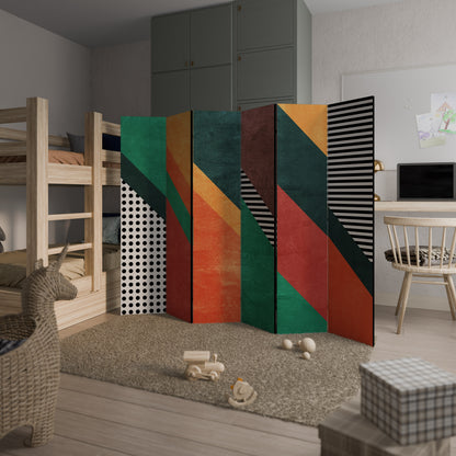MAKESHIFT ARTISTRY Divisorio decorativo per ambienti a 6 pannelli