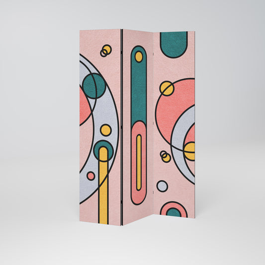 GOSSAMER ECHOES Divisorio decorativo per ambienti a 3 pannelli