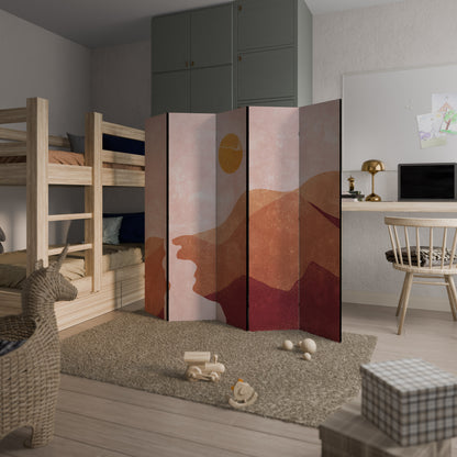 LUMINOUS SUNLIGHT Decorative 5-Panel Room Divider