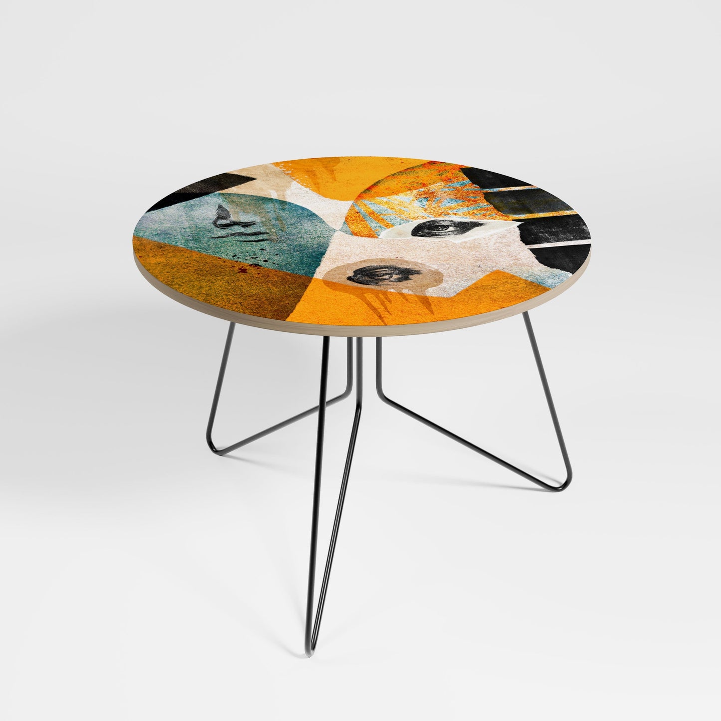 ABSTRACT FACES Large Coffee Table