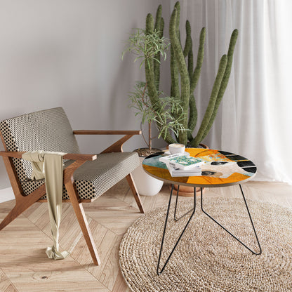 ABSTRACT FACES Large Coffee Table