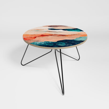 ABSTRACT LANDSCAPE Small Coffee Table