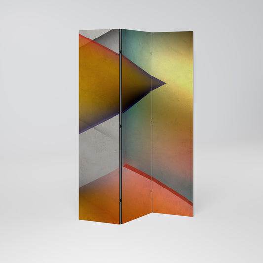 PIERCING SHARPNESS Divisorio decorativo per ambienti a 3 pannelli