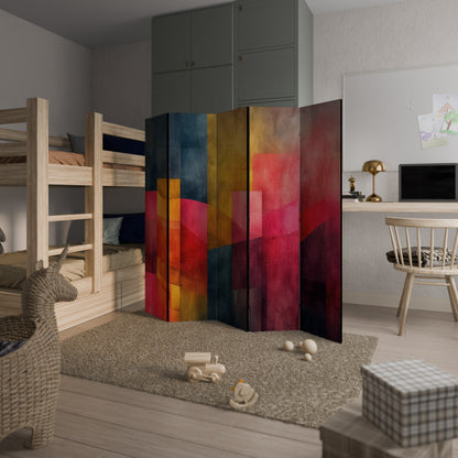 COLORFUL SOUNDS Decorative 5-Panel Room Divider