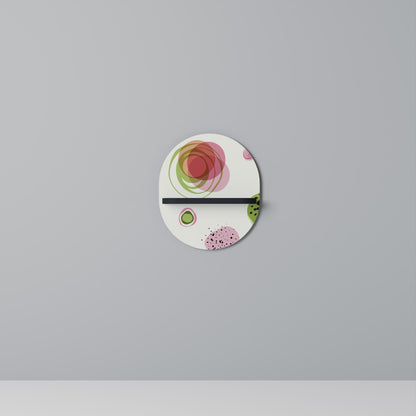 COLORFUL COSMOS Mensola Ovale Decorativa con Finitura Nera