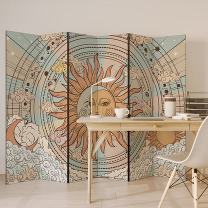 MYSTICAL STRUCTURE Divisorio decorativo per ambienti a 6 pannelli