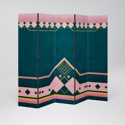 ROYAL COMPOSITION Decorative 5-Panel Room Divider