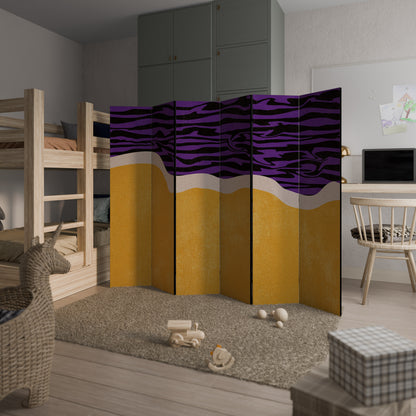 INDEPENDENT BORDER Divisorio decorativo per ambienti a 6 pannelli