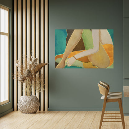 WAITING FOR LOVE Peel and Stick Horizontal Poster