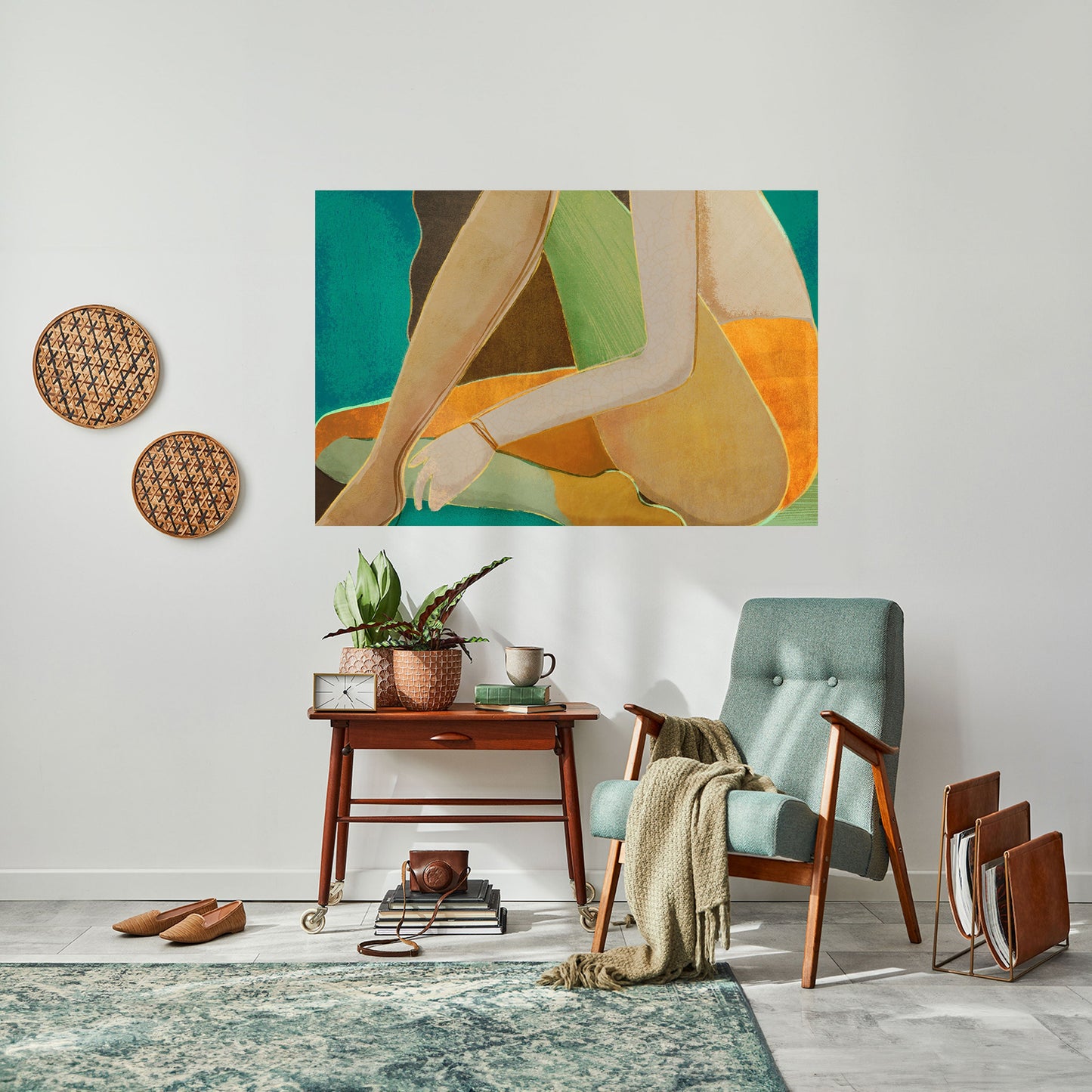 WAITING FOR LOVE Peel and Stick Horizontal Poster