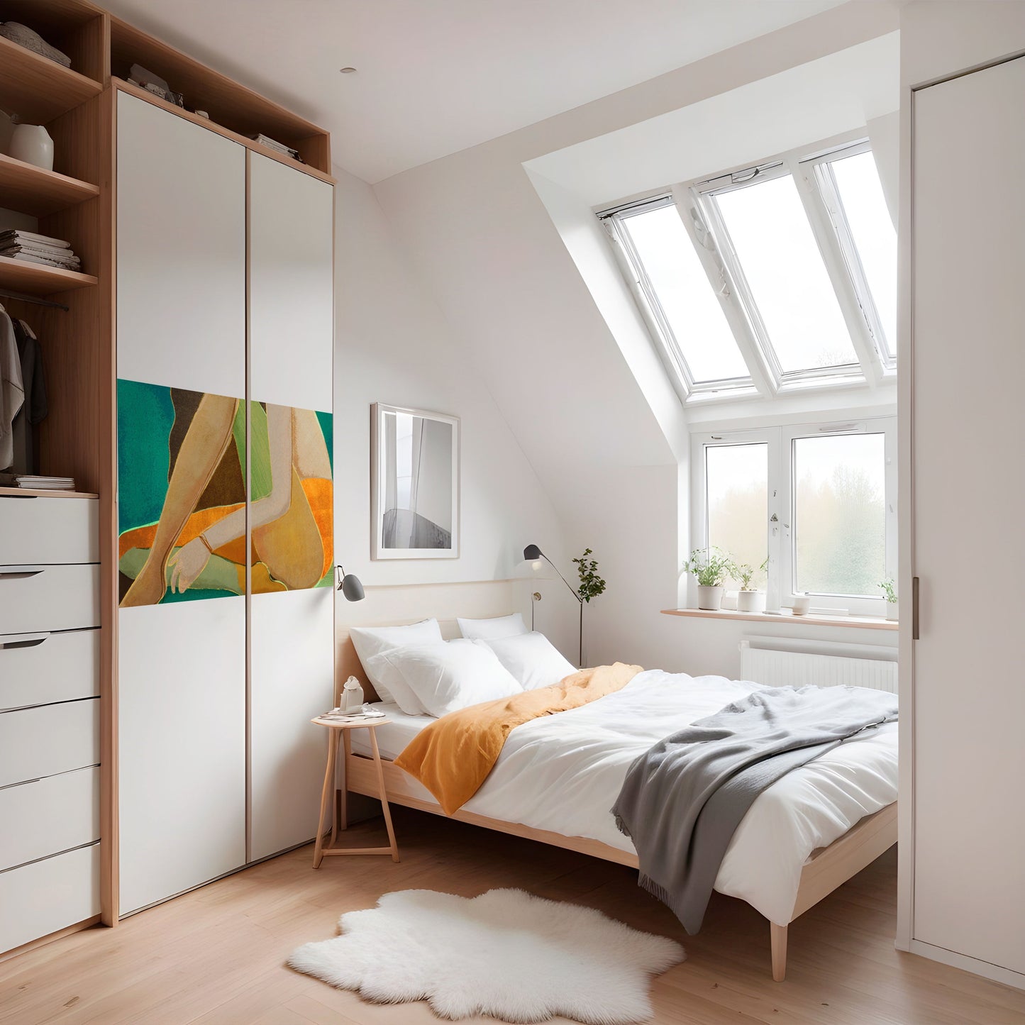 WAITING FOR LOVE Peel and Stick Horizontal Poster