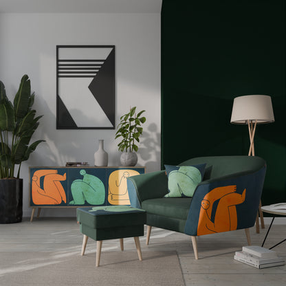 TOGETHER BUT SEPARATELY AURORA Armchair