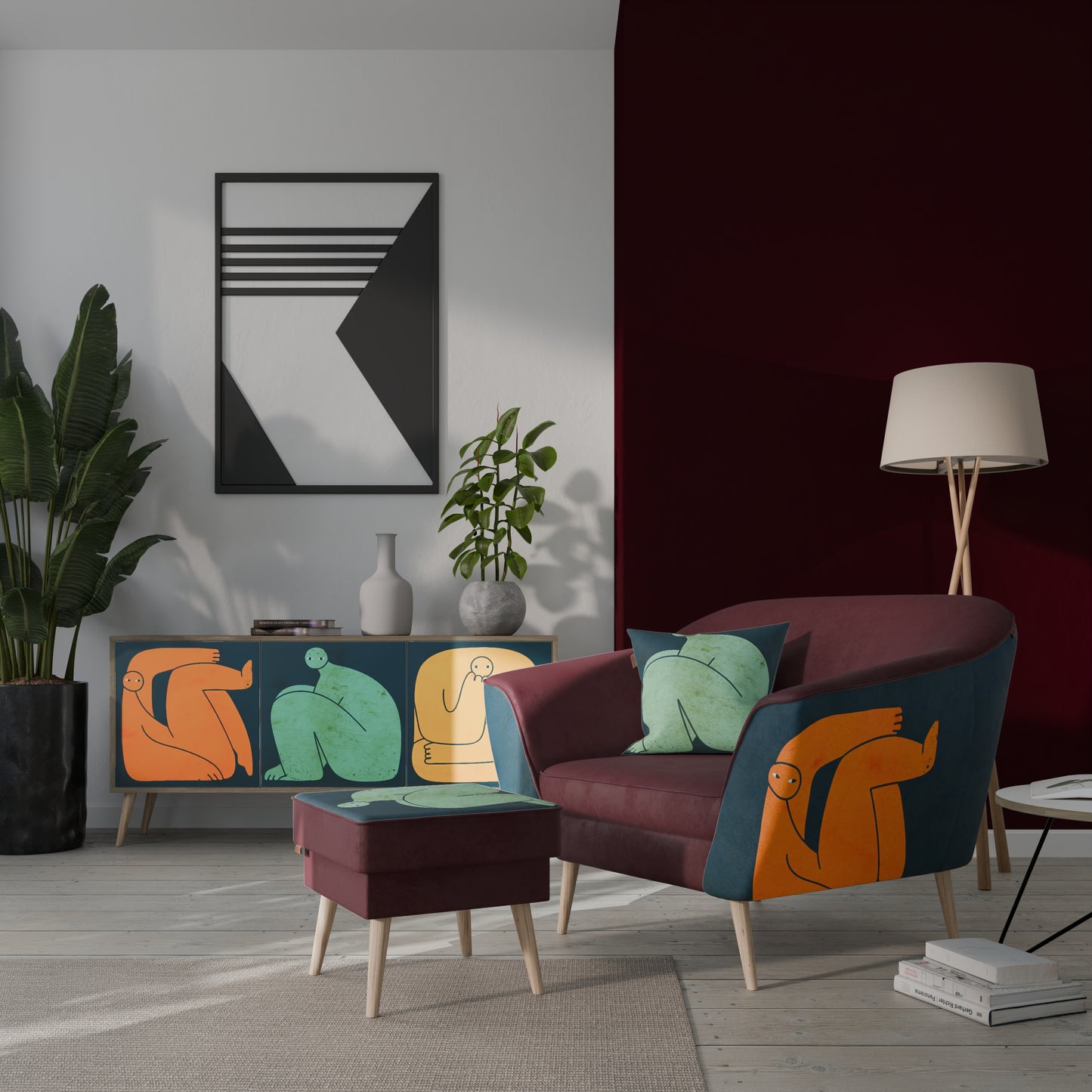 TOGETHER BUT SEPARATELY AURORA Armchair