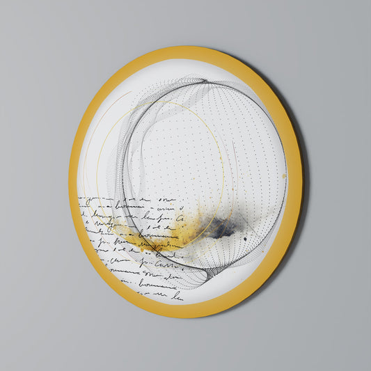 VORTEX OF CREATIVITY Round Wall Art