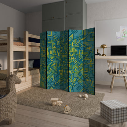 NOSTALGIC MEMORIES Decorative 5-Panel Room Divider